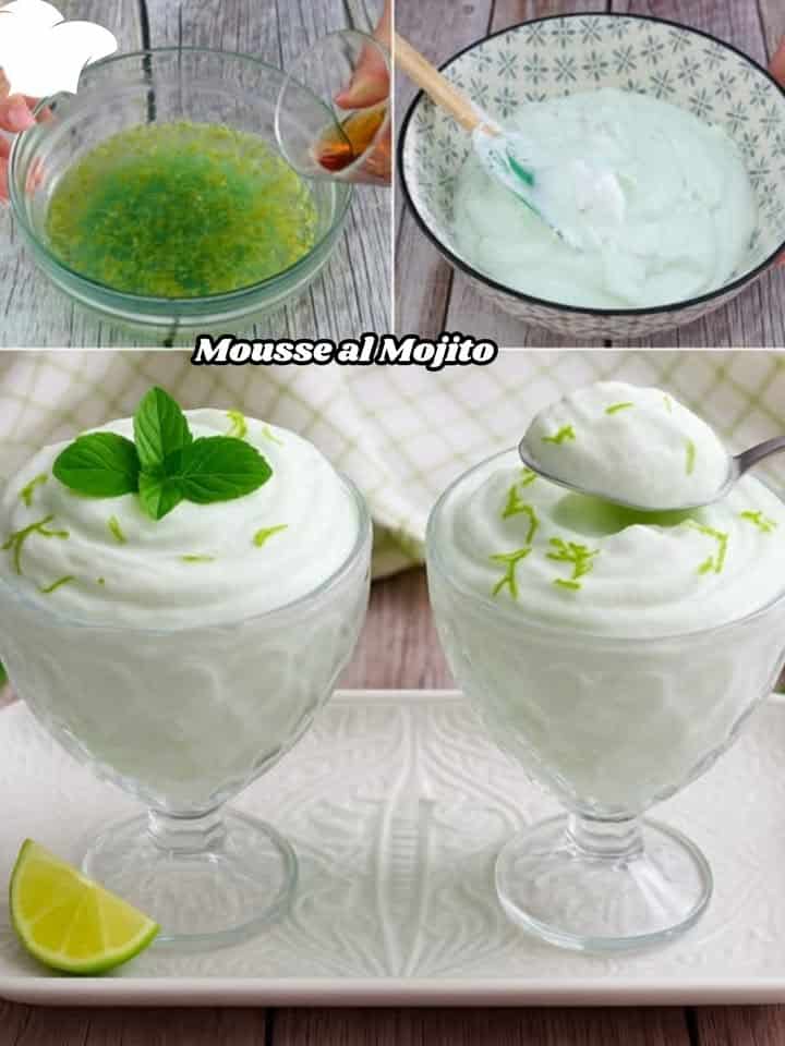 Mousse al mojito estiva