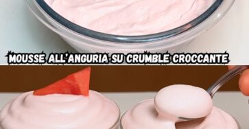 Mousse all'anguria dessert estivo