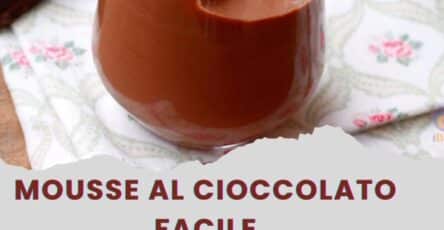 Mousse cioccolato veloce