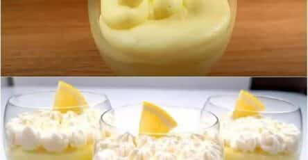 Mousse cremosa al limone
