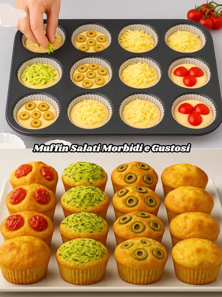Muffin salati morbidi