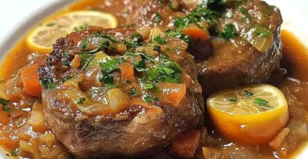 Ossobuco cotto a fuoco lento