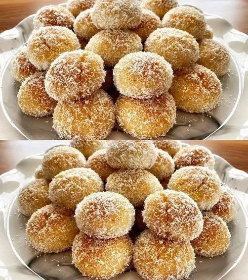Palline di Natale al cocco