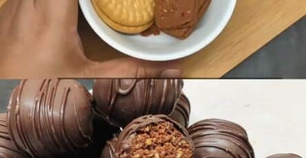 Palline di biscotti al cioccolato