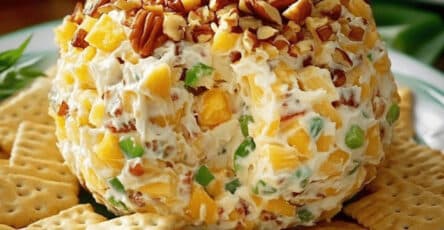 Palline di formaggio e ananas