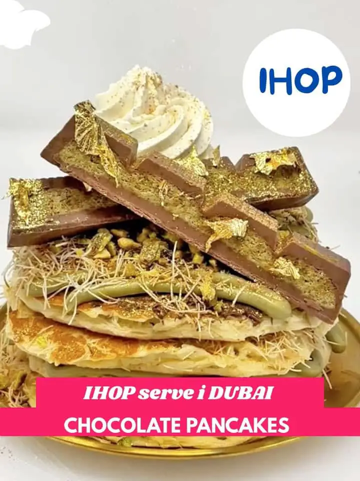 Pancake al cioccolato dorati