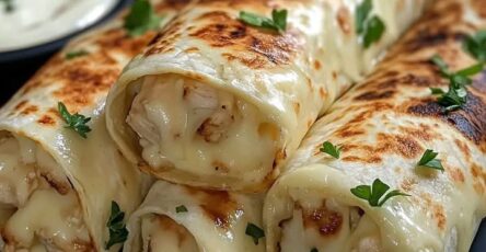 Pancake pollo aglio formaggio