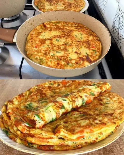 Pancake salati formaggio verdure
