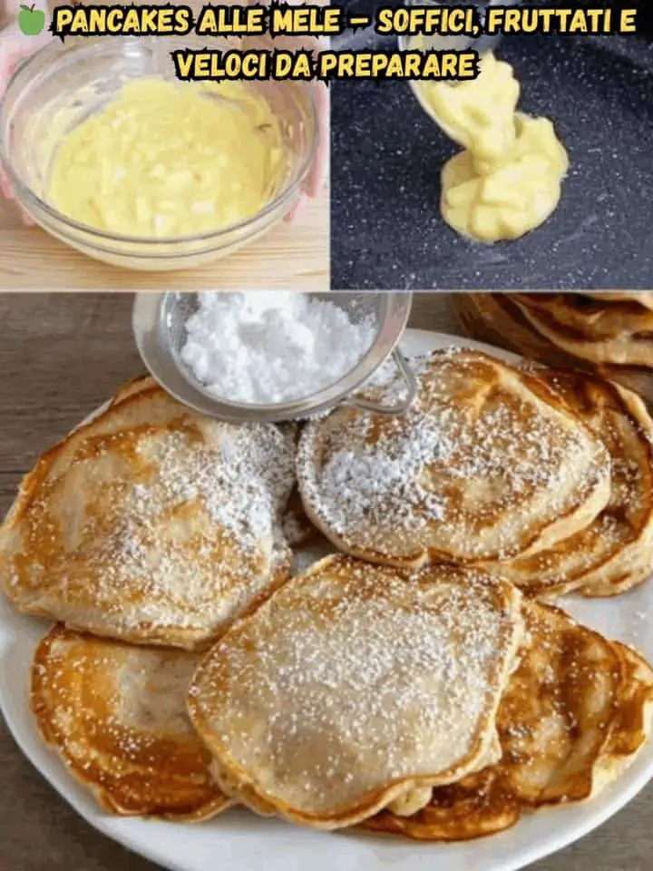 Pancakes di mele soffici