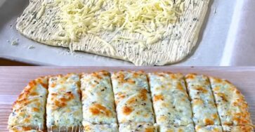 Pane all'aglio e formaggio