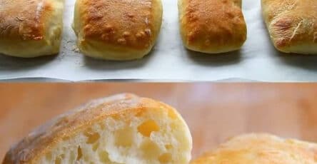 Pane ciabatta facile e veloce