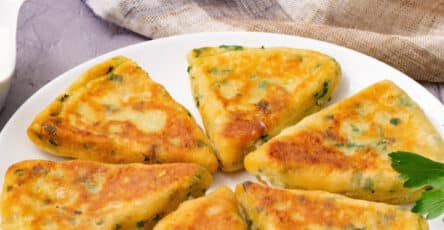 Pane con formaggio filante