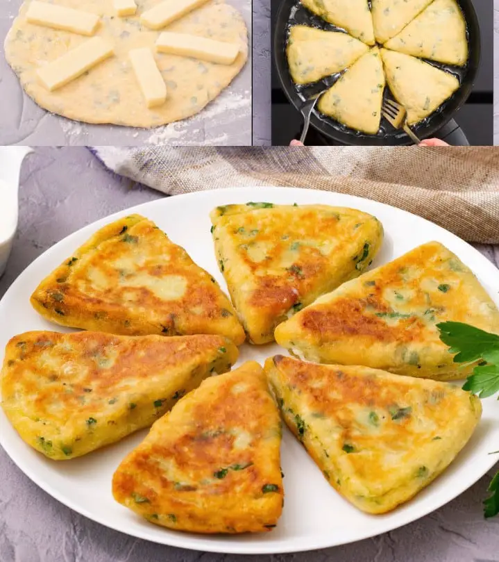 Pane con formaggio filante