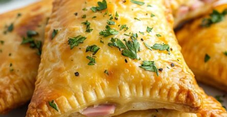 Panini dorati con prosciutto