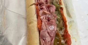 Panino italiano delizioso