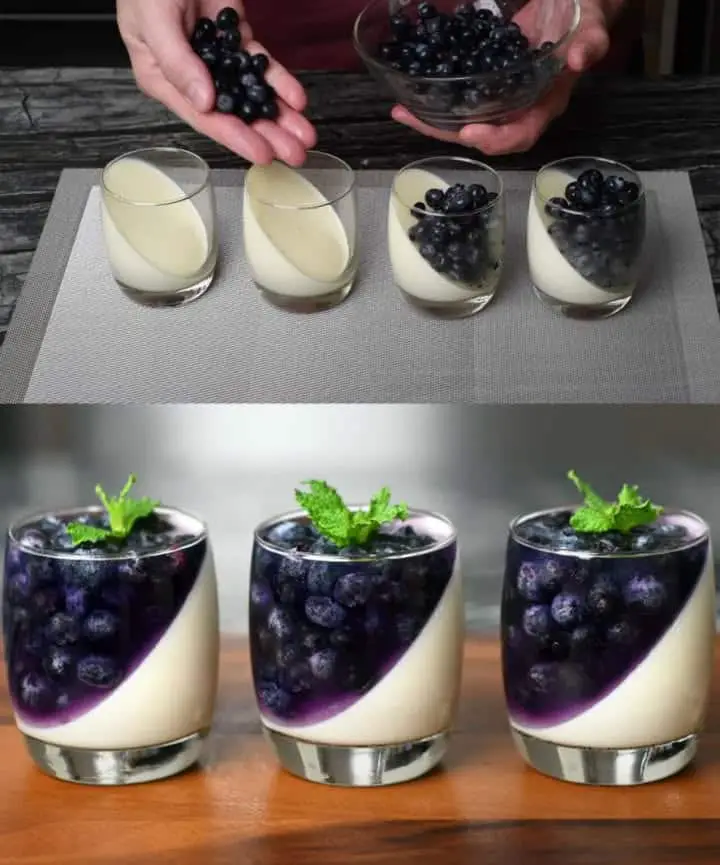 Panna Cotta ai Mirtilli