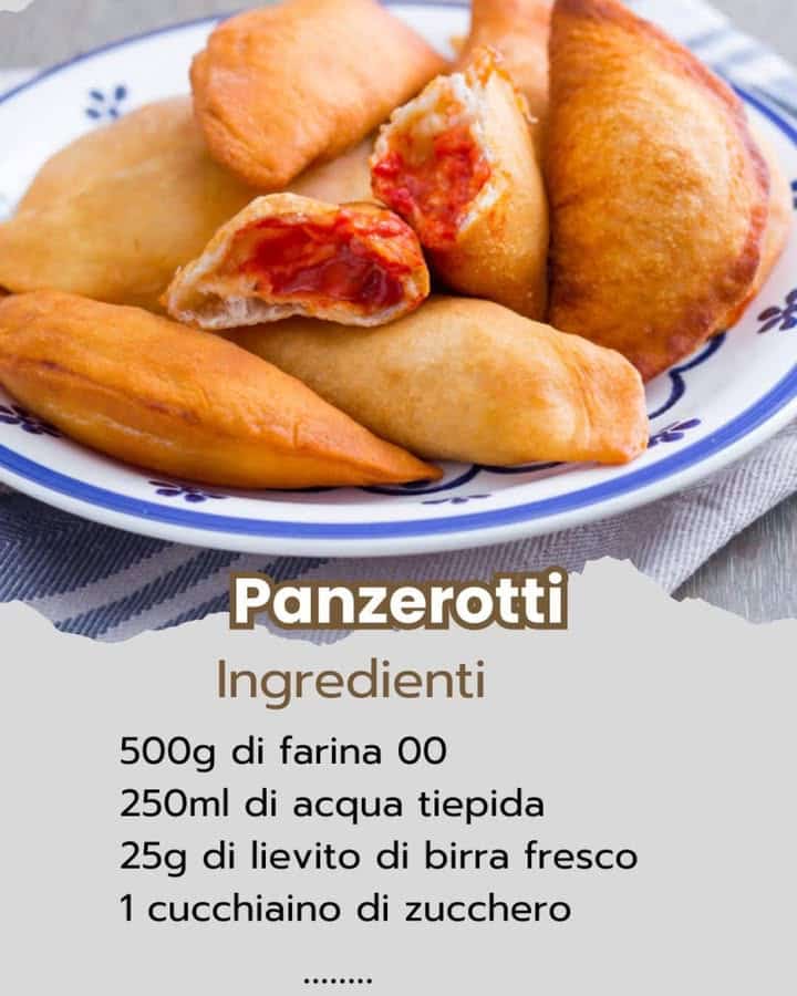 Panzerotti fritti ripieni