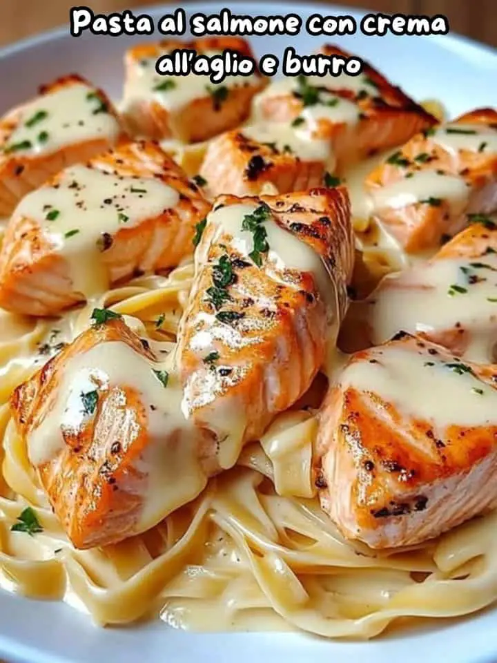 Pasta al salmone cremosa