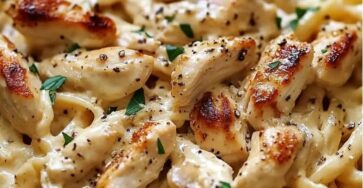 Pasta cremosa al pollo