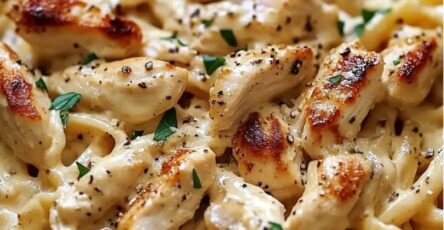Pasta cremosa al pollo