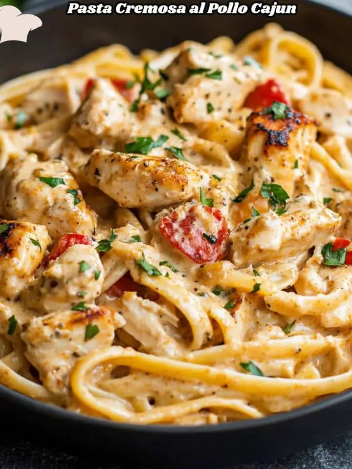 Pasta cremosa cajun pollo