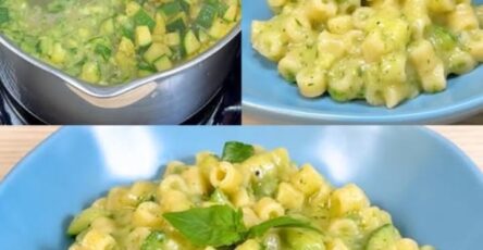 Pasta e zucchine cremosa
