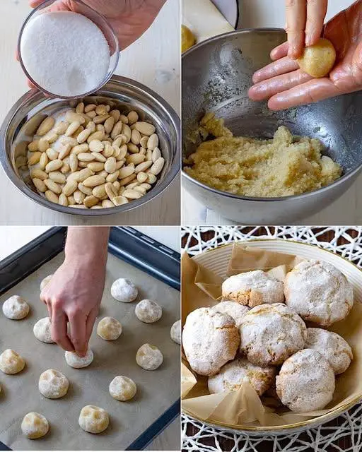 Paste di mandorle deliziose