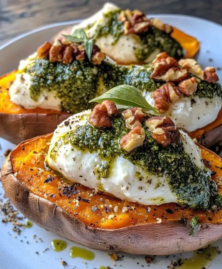 Patate dolci ripiene