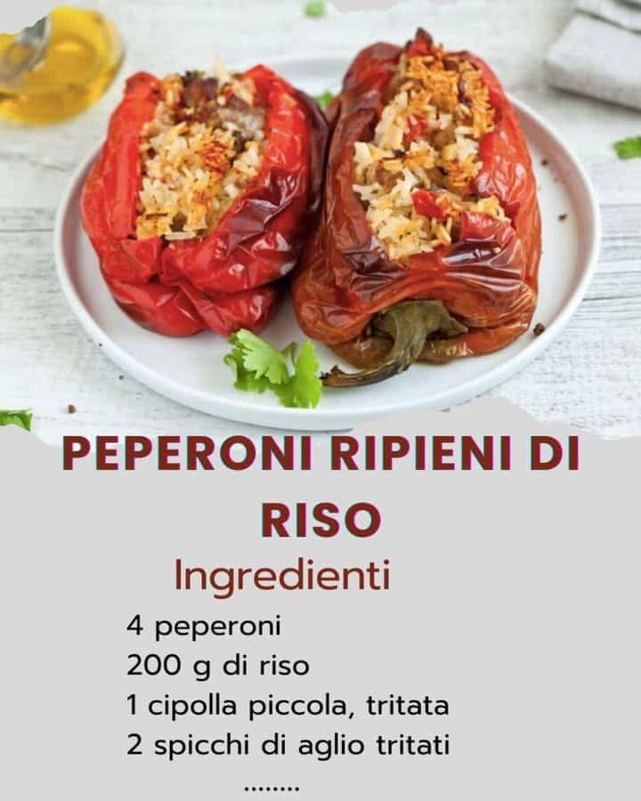 Peperoni ripieni deliziosi