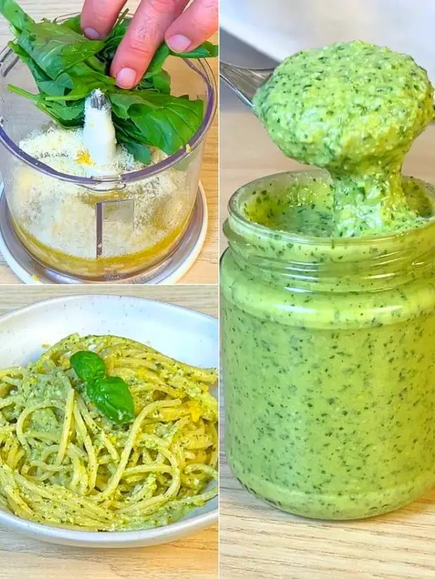 Pesto al limone fresco