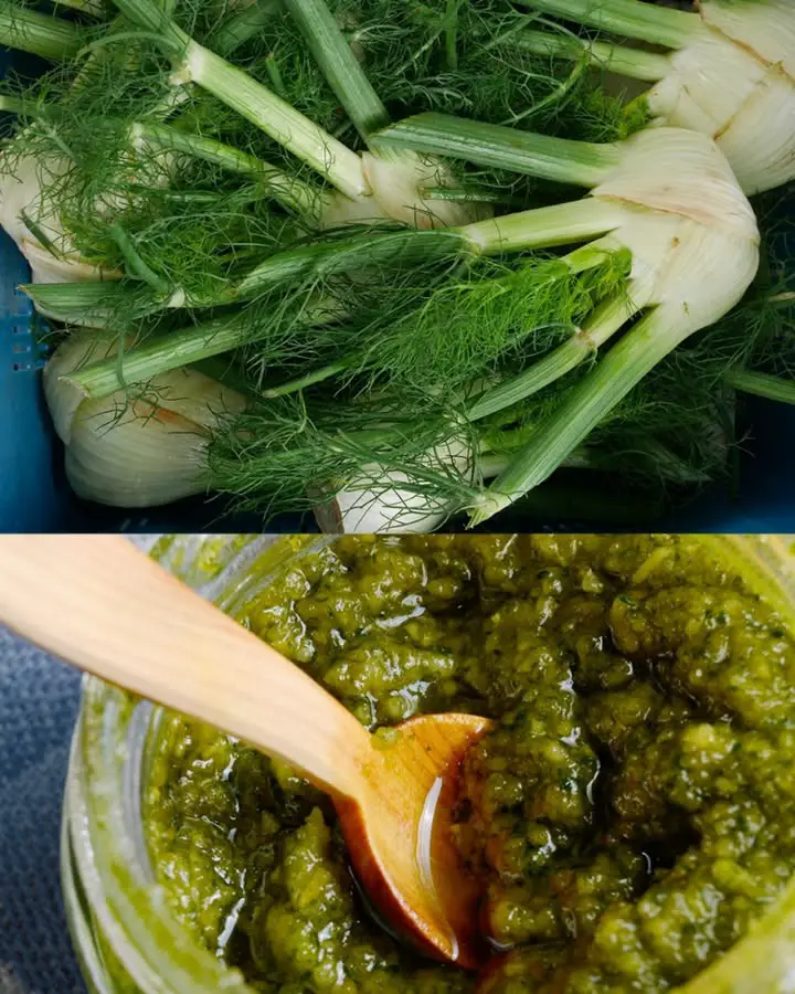 Pesto di finocchietti fresco