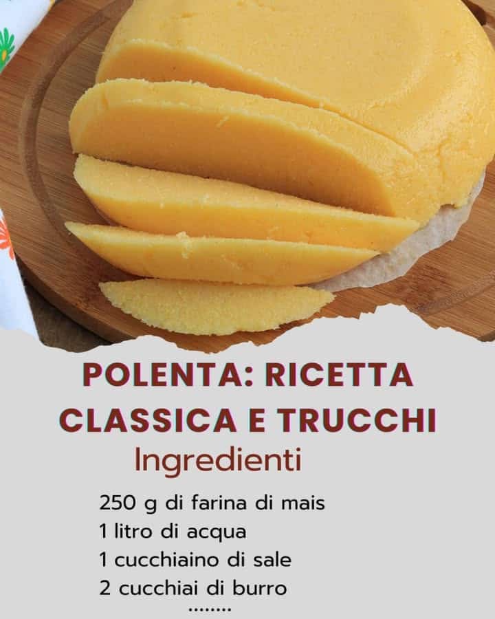 Polenta classica ricetta