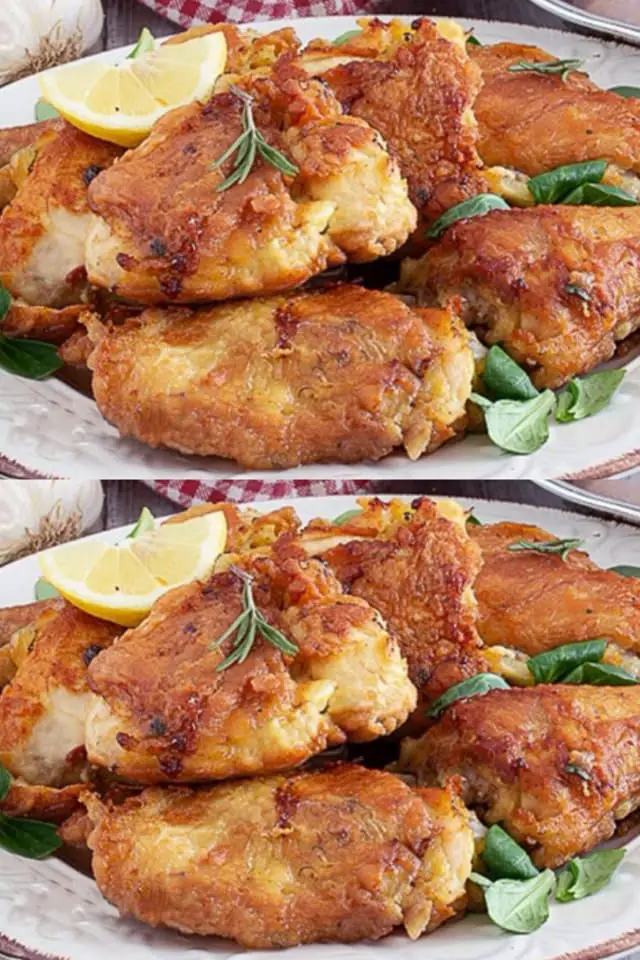 Pollo al limone rosmarino