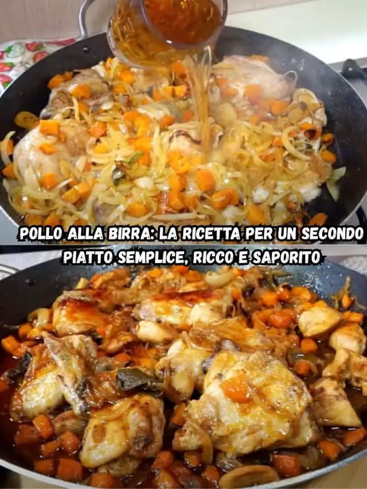 Pollo alla birra semplice
