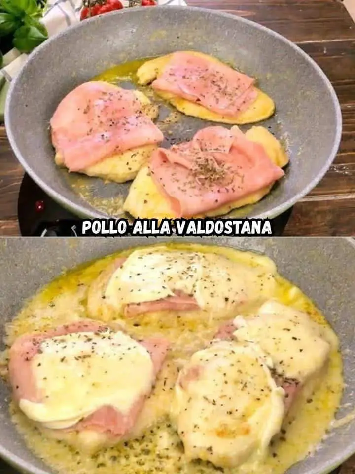 Pollo alla valdostana ricetta