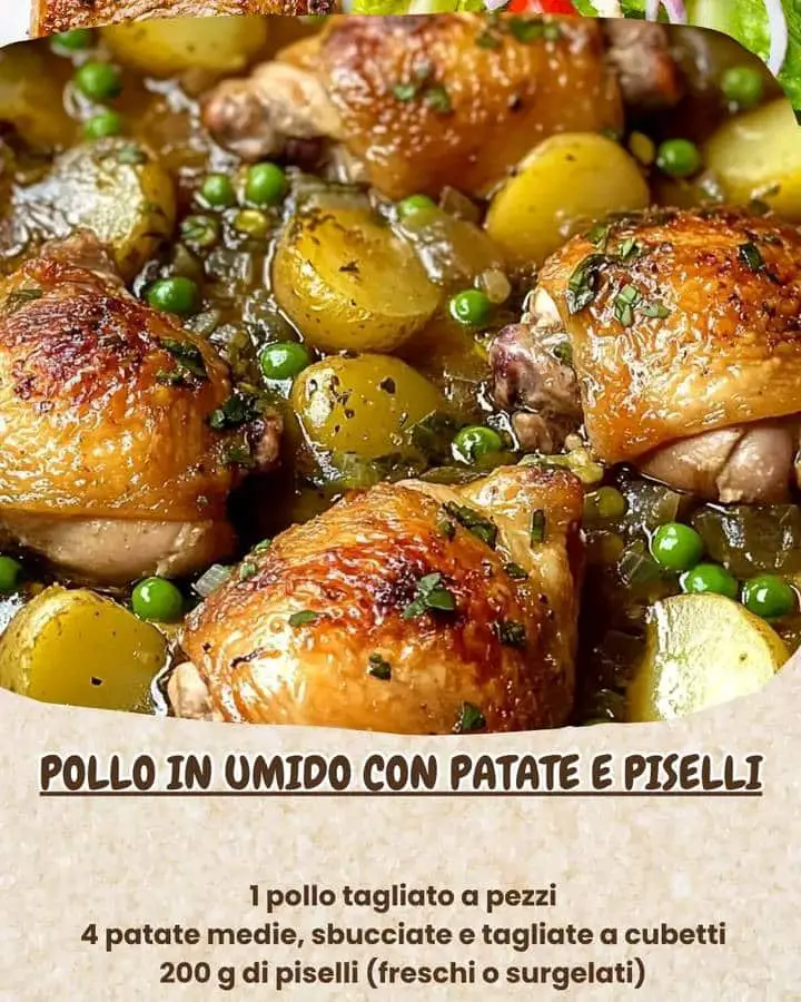 Pollo in umido delizioso