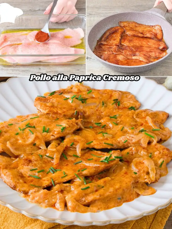 Pollo morbidissimo alla paprica