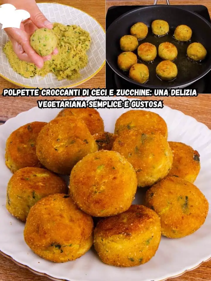 Polpette di ceci e zucchine