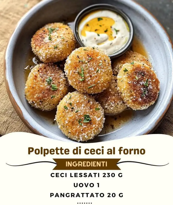 Polpette di ceci facili