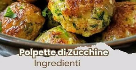 Polpette di zucchine deliziose