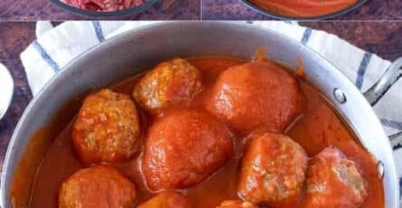 Polpette morbide al sugo