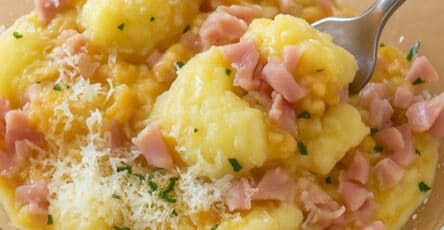Polpettine di patate e prosciutto