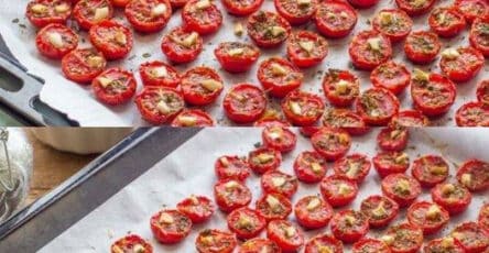 Pomodori ciliegini al forno