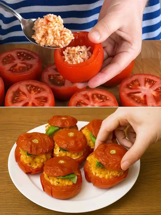 Pomodori ripieni leggeri