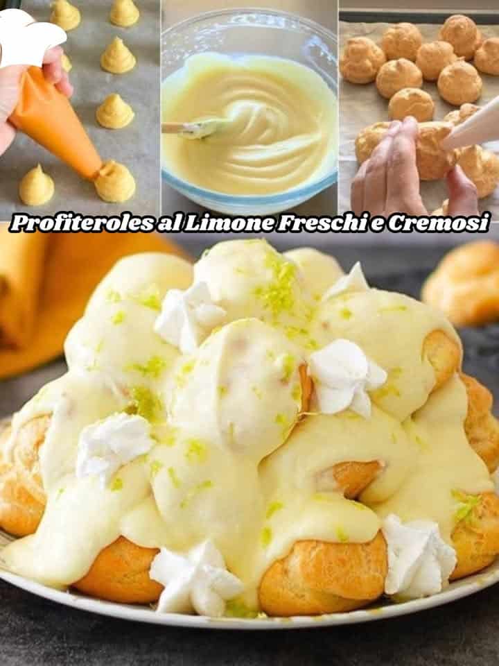 Profiteroles al limone cremosi