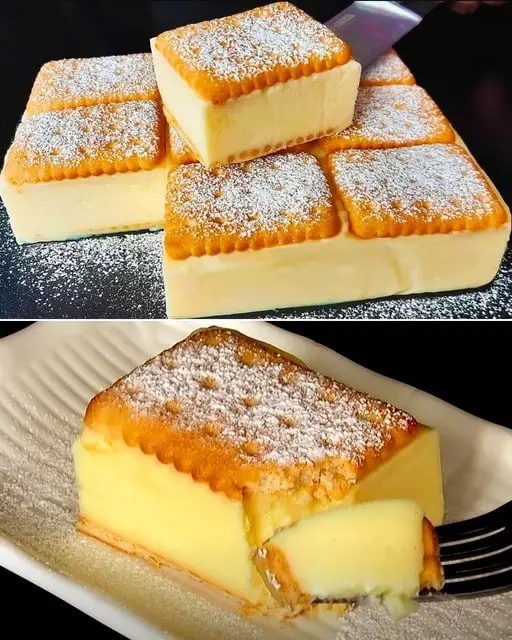 Quadretti cremosi dolci