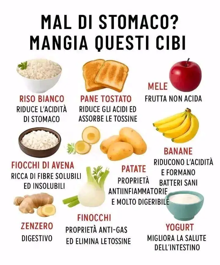 Rimedio per il mal di stomaco