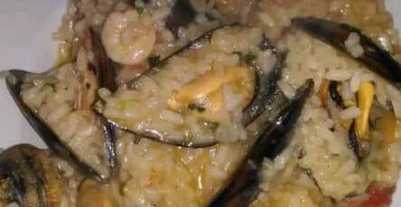 Risotto con frutti di mare