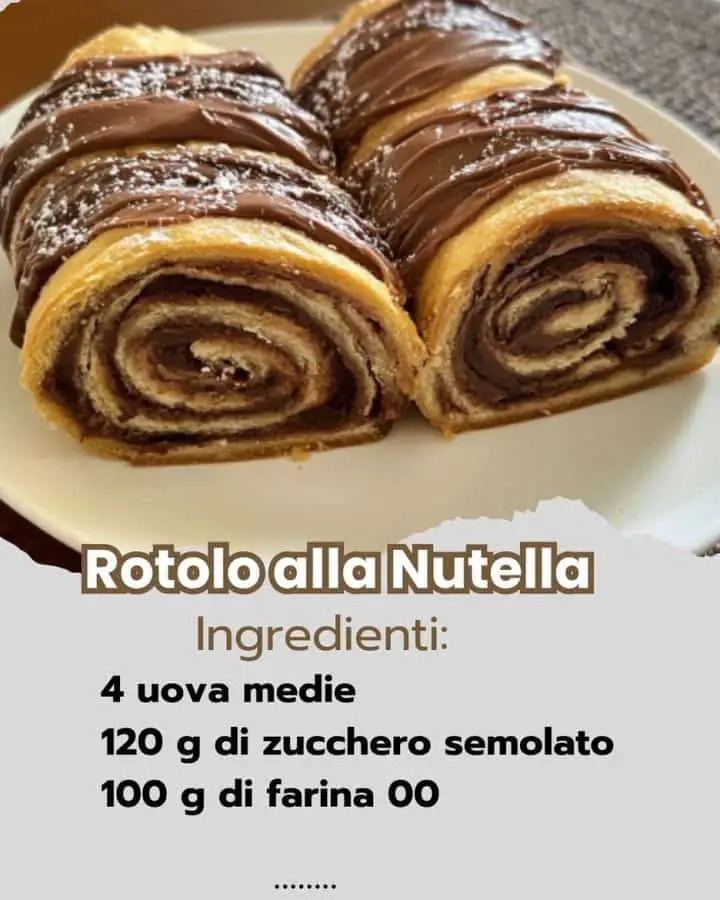 Rotolo alla Nutella delizioso