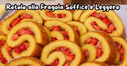 Rotolo alla fragola leggero